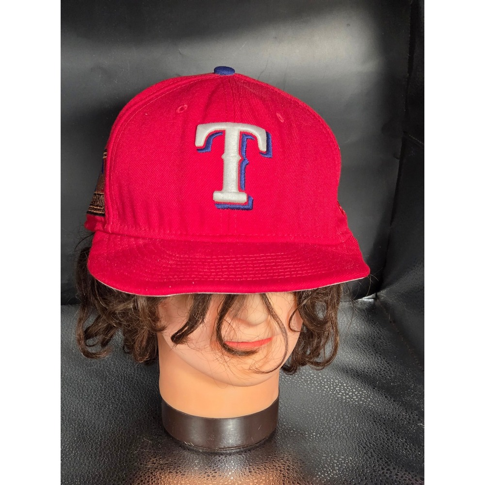 New Era 59FIFTY Texas Rangers Hat 7 5/8 Red 125th Anniversary MLB Side Patch Cap